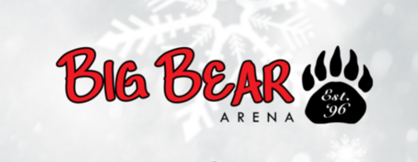 Big Bear Arean logo with black bear paw